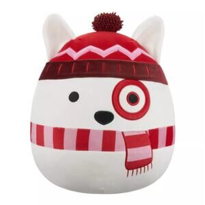 Squishmallows 12" Bullseye Target Dog Plush Stuffed Animal Toy NWT